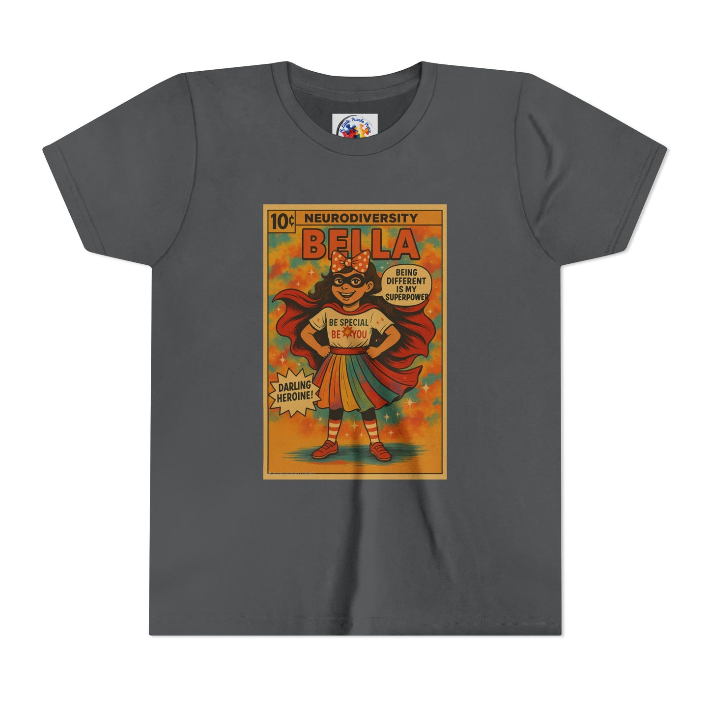 Bella Comic - Neurodiversity Youth Size Bella Canvas