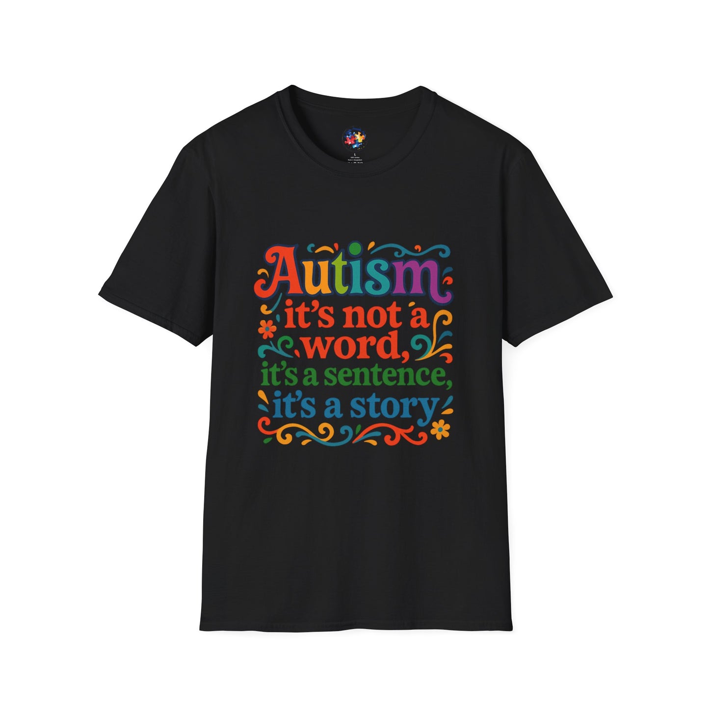 Autism Story - Neurodiversity - Adult Size T-Shirt