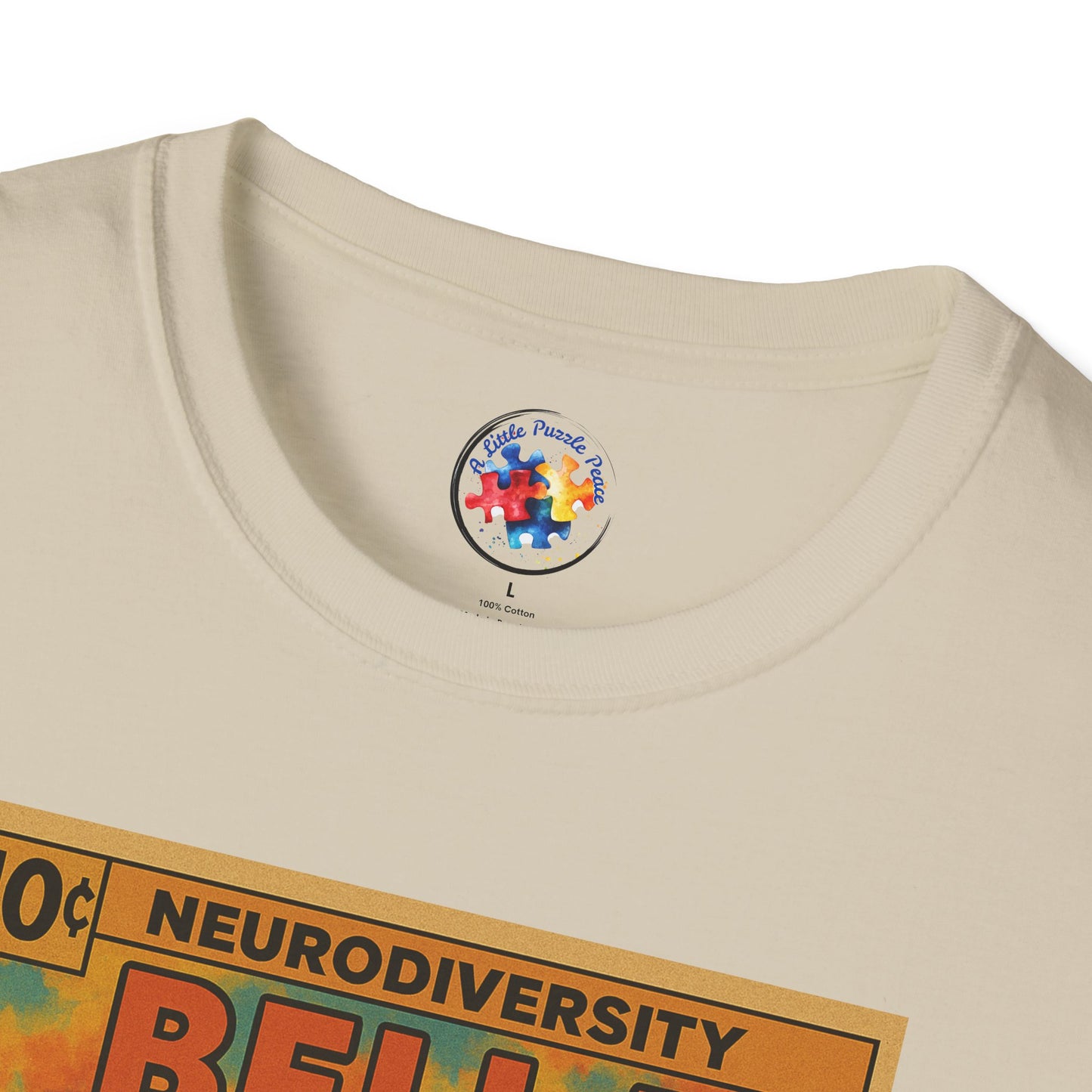 Bella Comic Superhero Neurodiversity - Adult Size T-Shirt