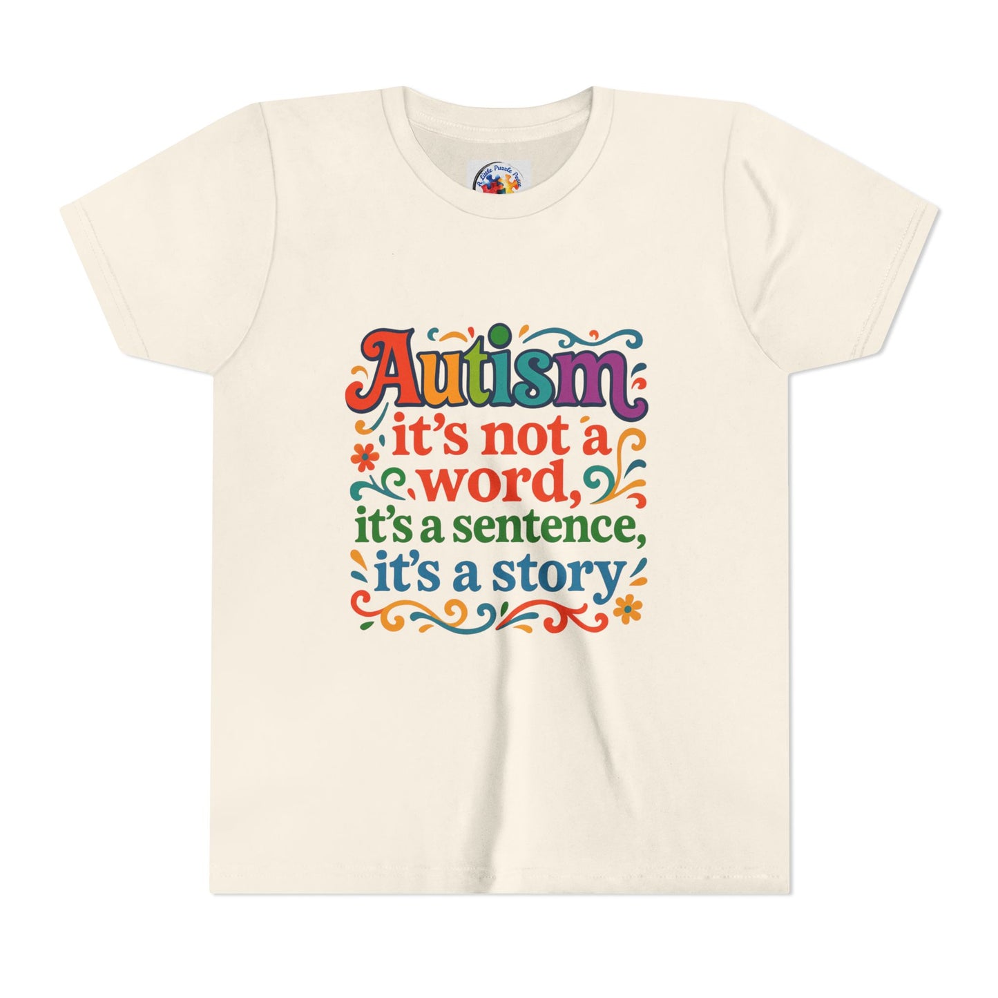 Autism Story - Neurodiversity Youth Size Bella Canvas
