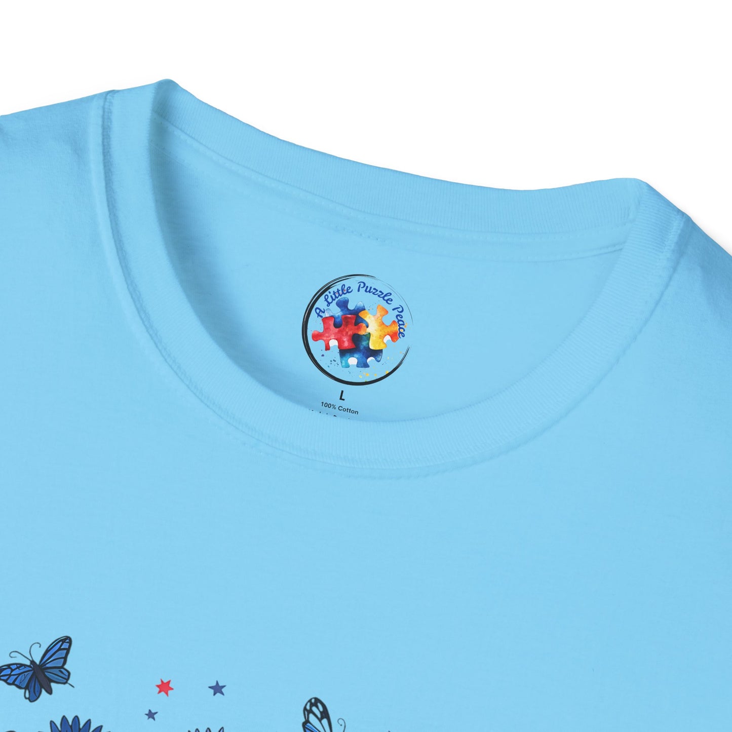 4th of July Garden- Adult Size T-Shirt