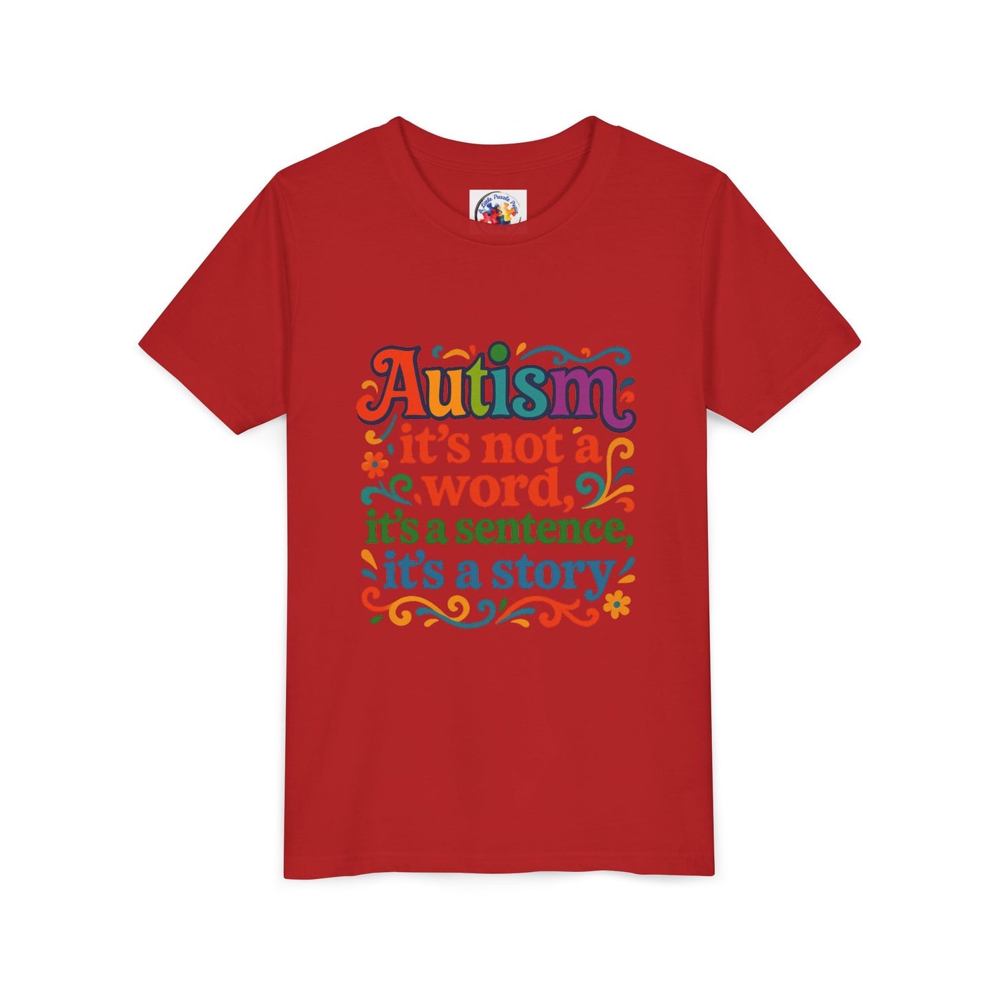 Autism Story - Neurodiversity Youth Size Bella Canvas