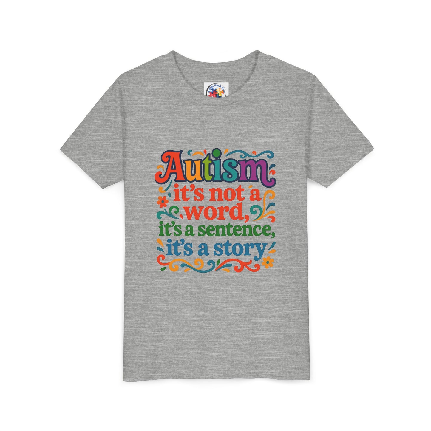 Autism Story - Neurodiversity Youth Size Bella Canvas