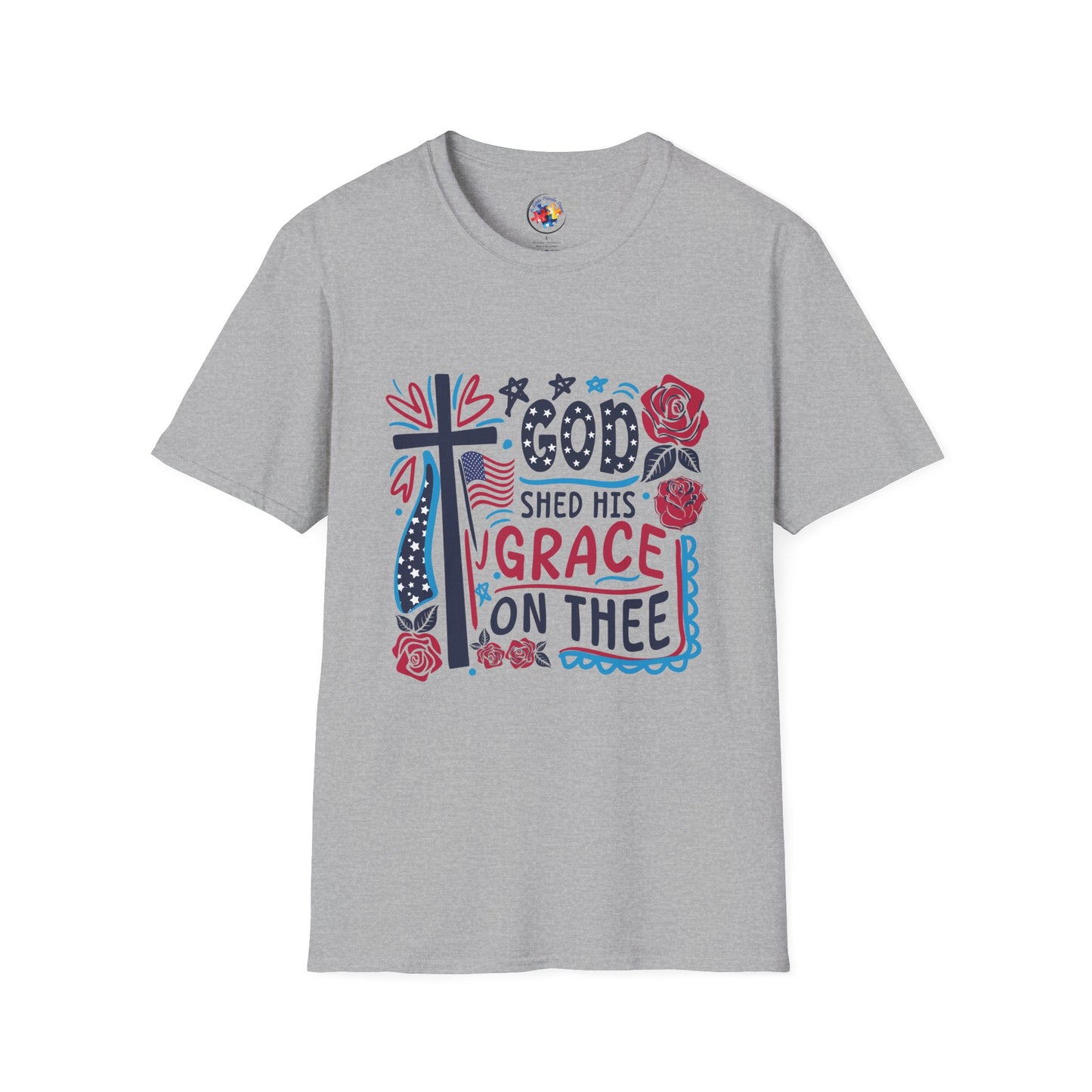4th of July Grace- Adult Size T-Shirt
