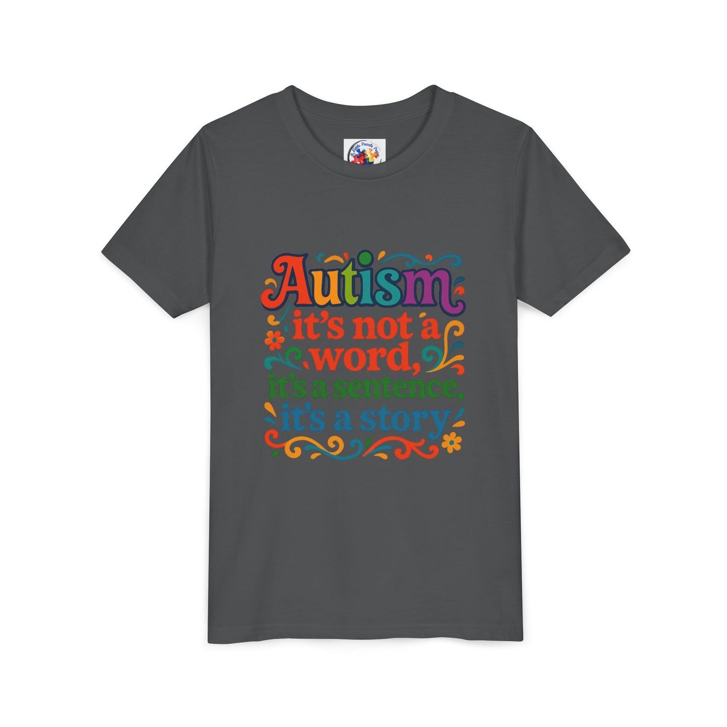Autism Story - Neurodiversity Youth Size Bella Canvas
