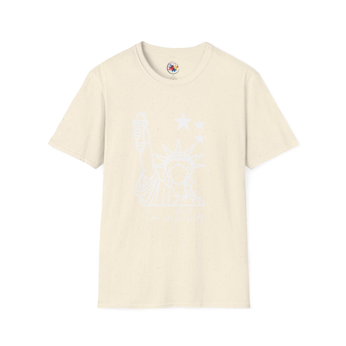 I'm with her- Adult Size T-Shirt