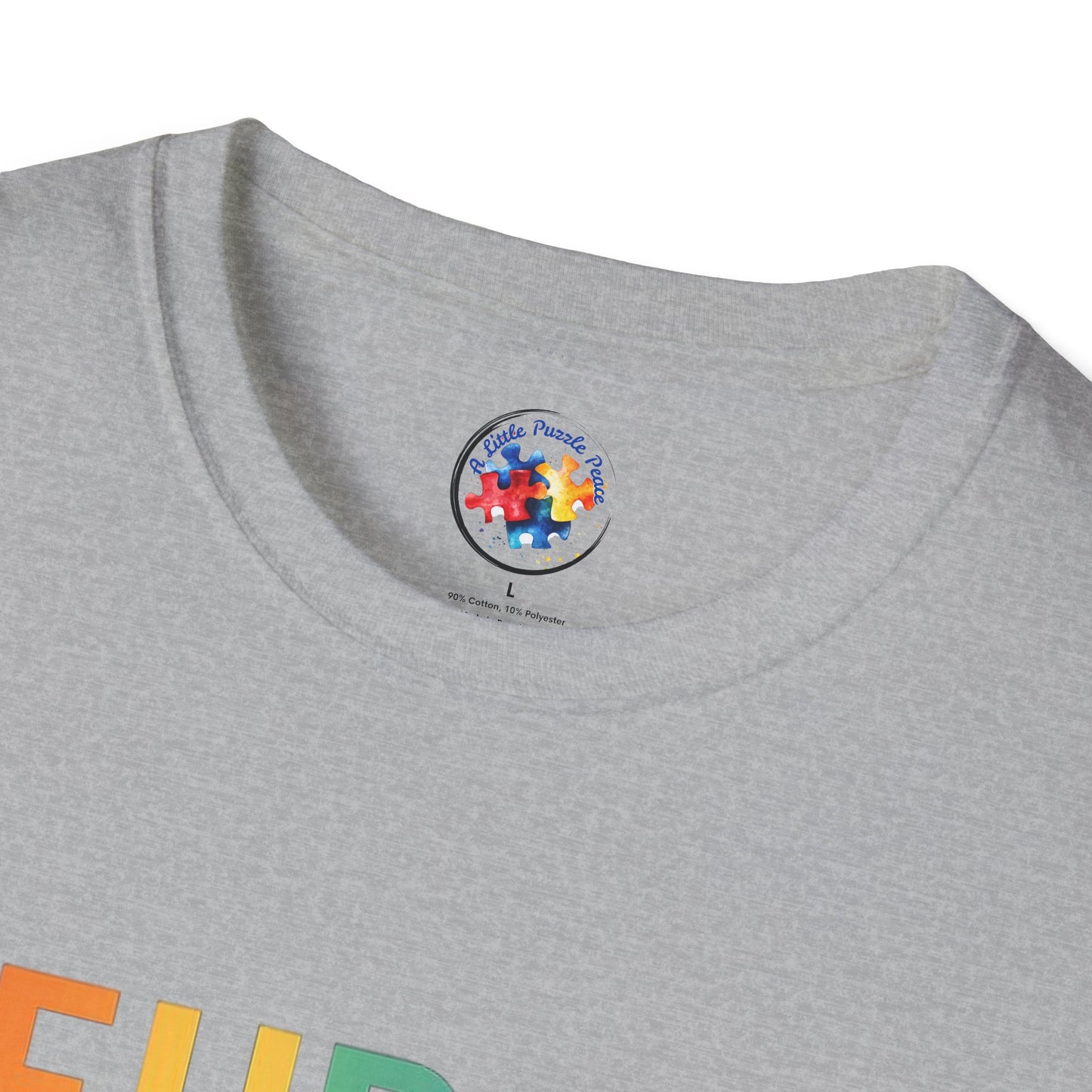 NeuroDiversity Rainbow Color Adult Size T-Shirt