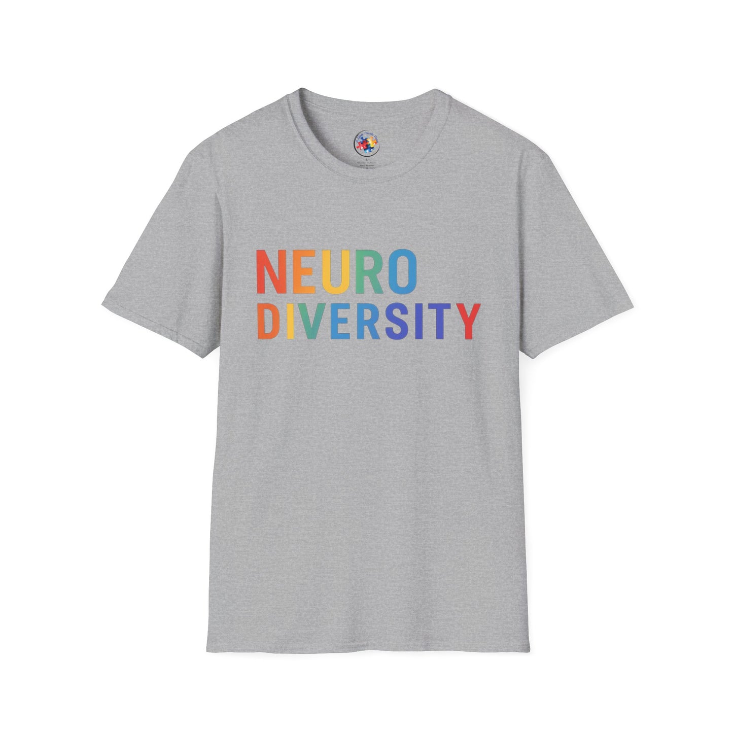 NeuroDiversity Rainbow Color Adult Size T-Shirt