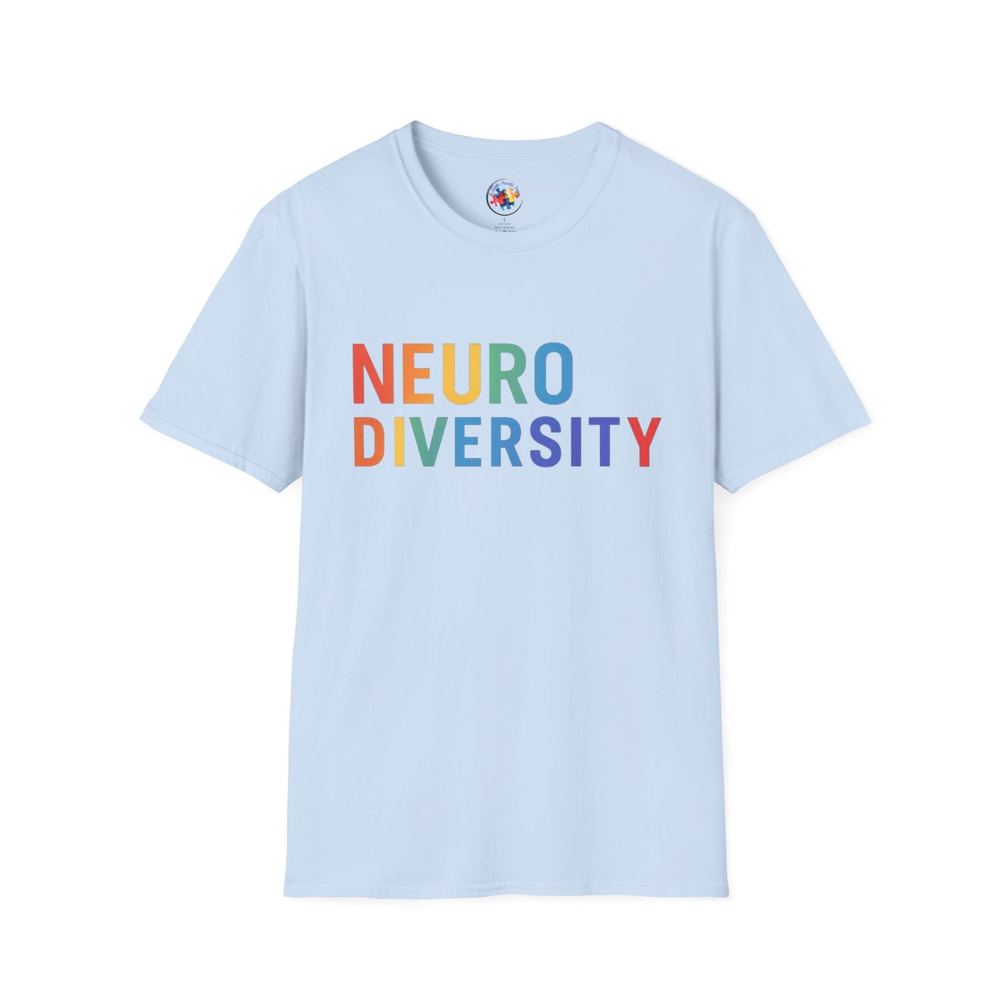 NeuroDiversity Rainbow Color Adult Size T-Shirt
