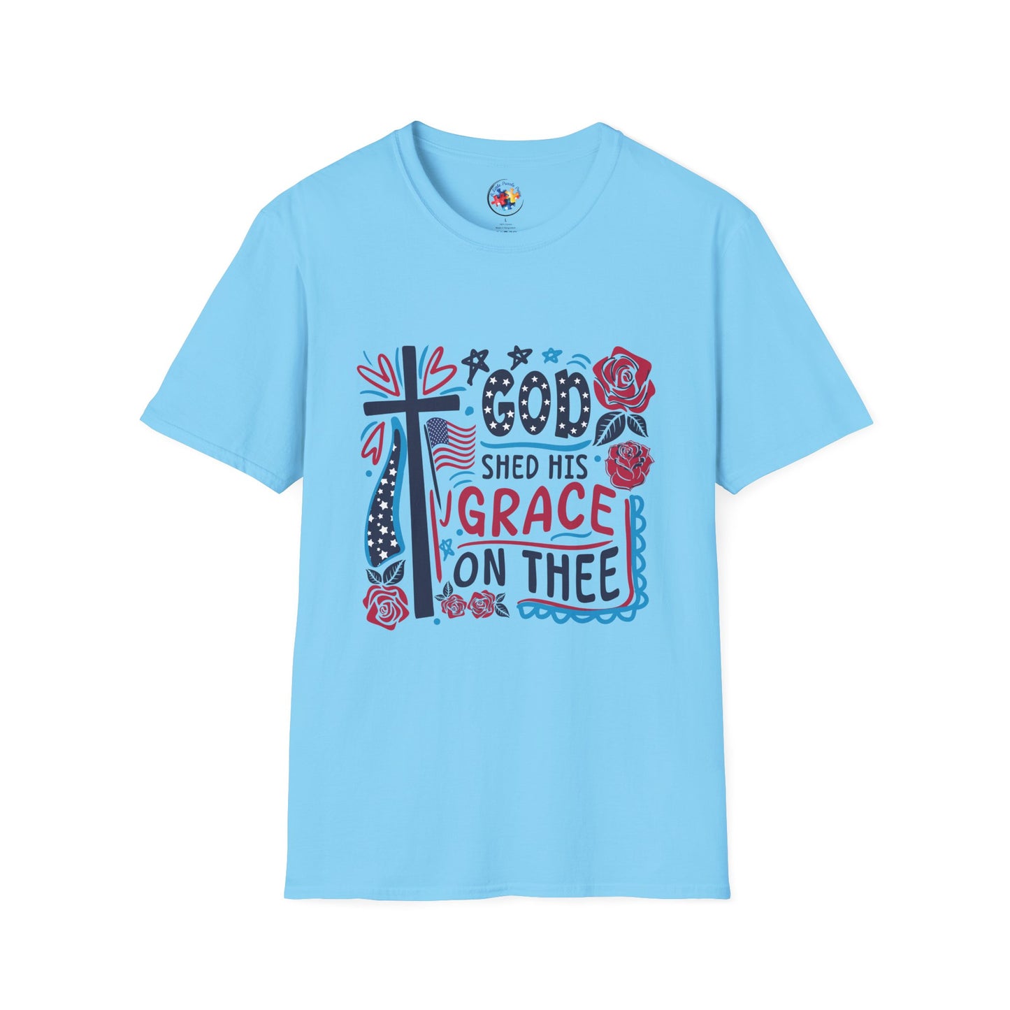 4th of July Grace- Adult Size T-Shirt