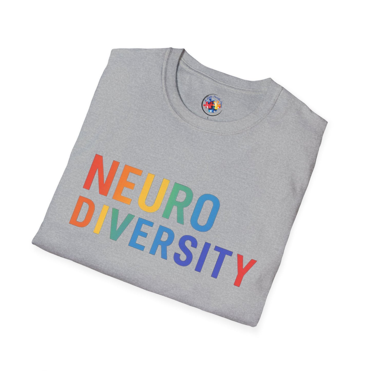 NeuroDiversity Rainbow Color Adult Size T-Shirt