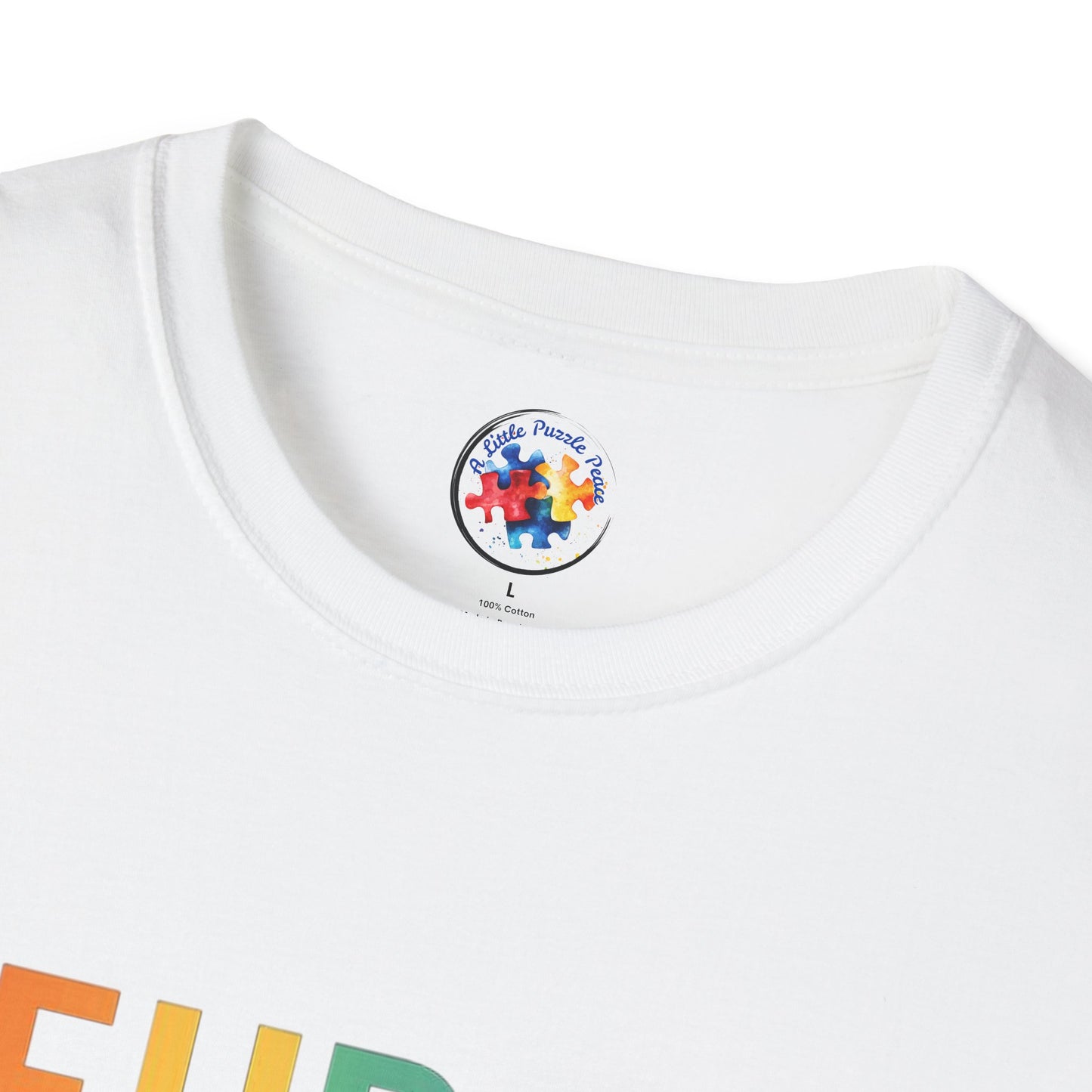 NeuroDiversity Rainbow Color Adult Size T-Shirt