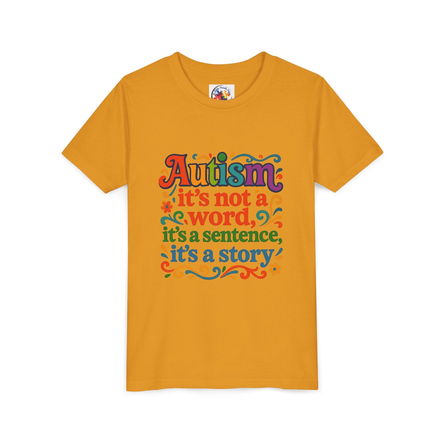 Autism Story - Neurodiversity Youth Size Bella Canvas
