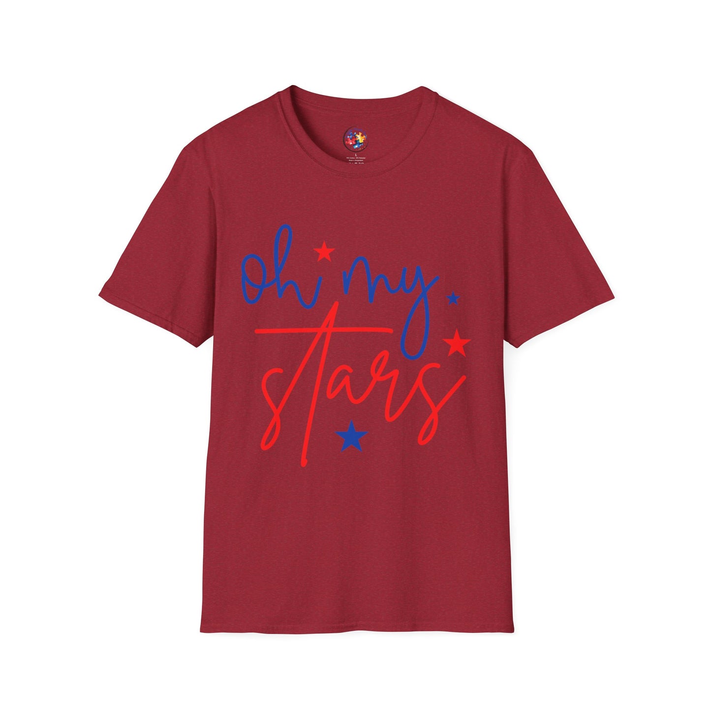 Oh My Stars - 4th of July- Adult Size T-Shirt