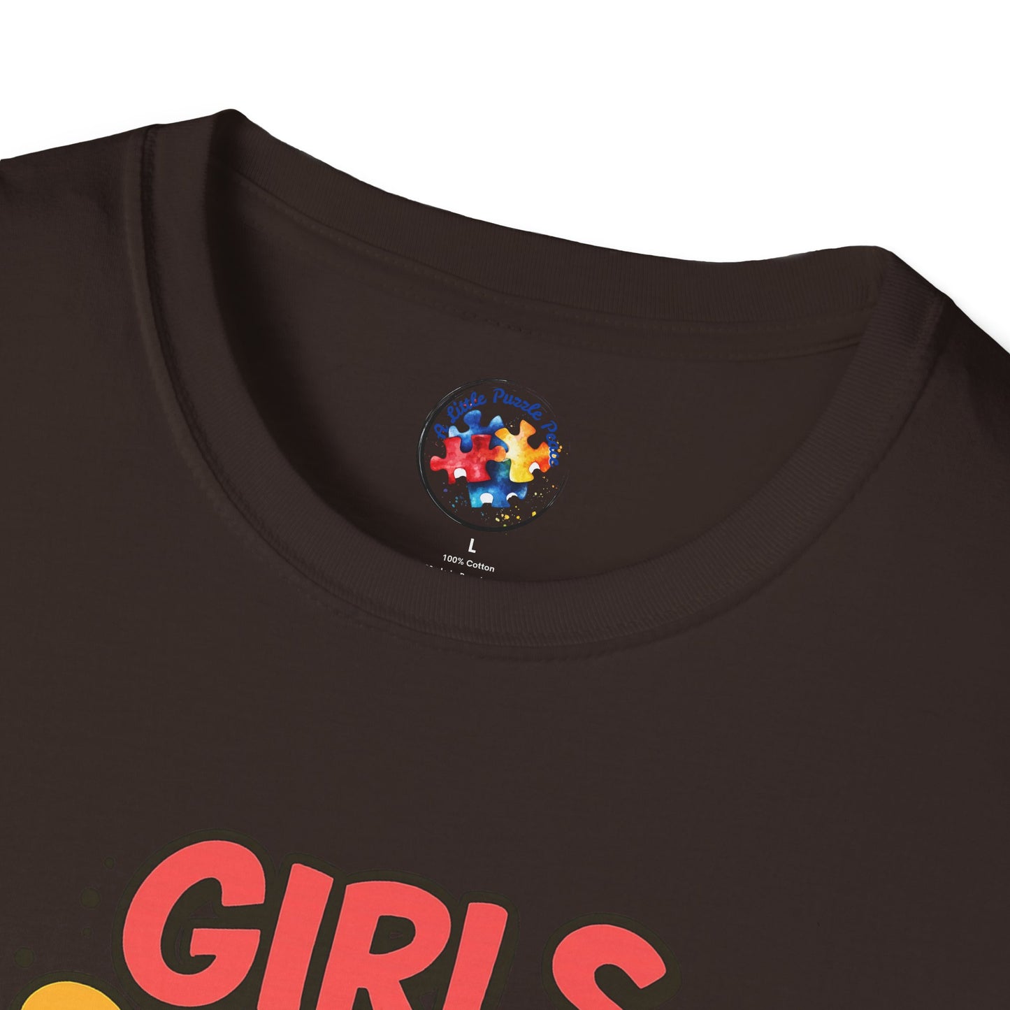 Girls Support Each Other Neurodiversity - Adult Size T-Shirt