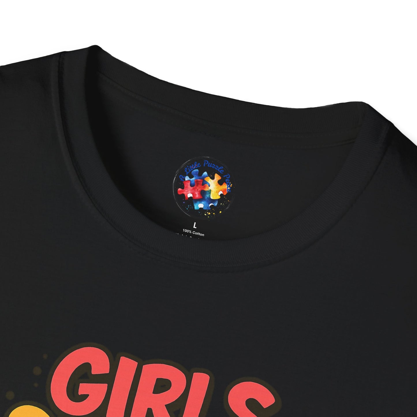Girls Support Each Other Neurodiversity - Adult Size T-Shirt
