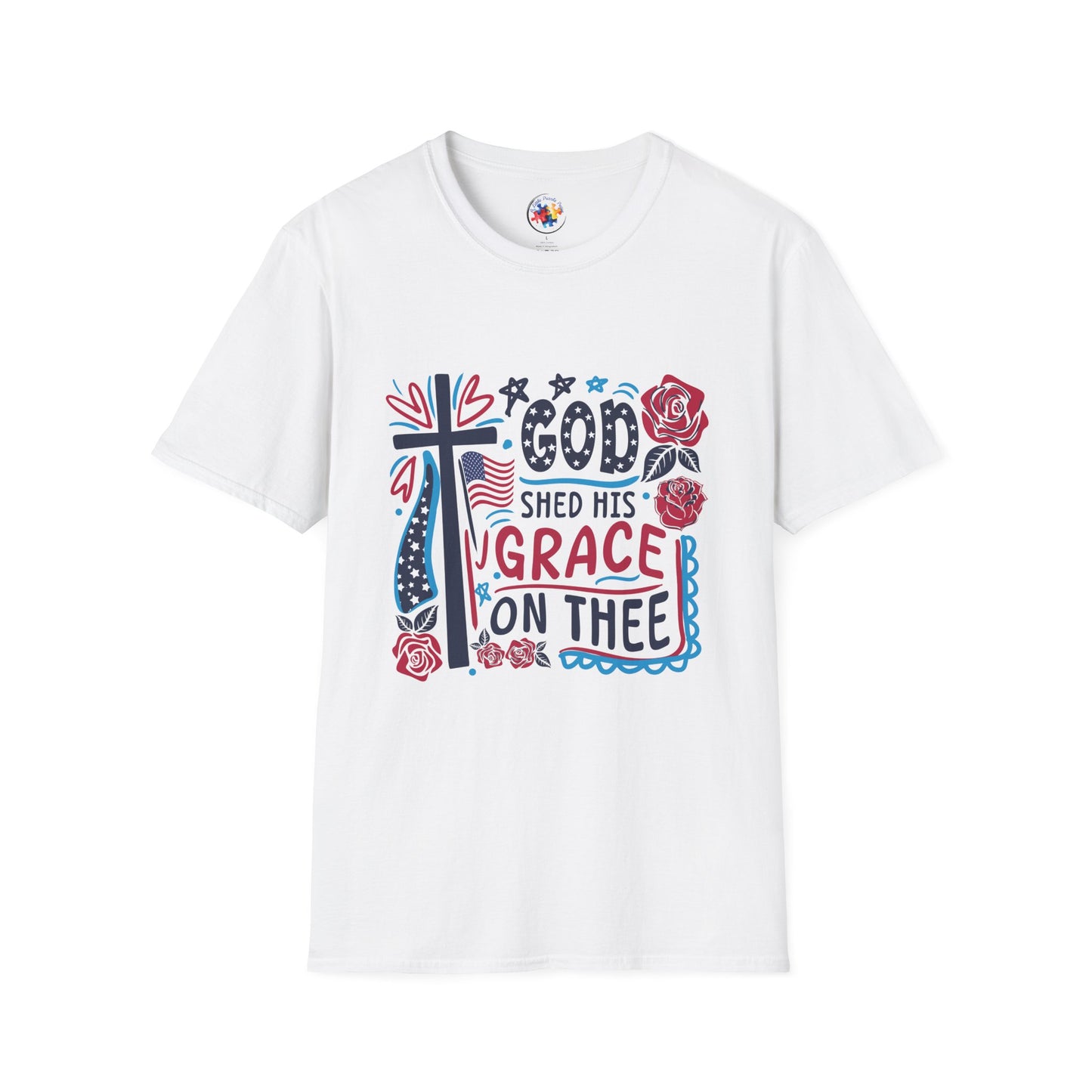 4th of July Grace- Adult Size T-Shirt