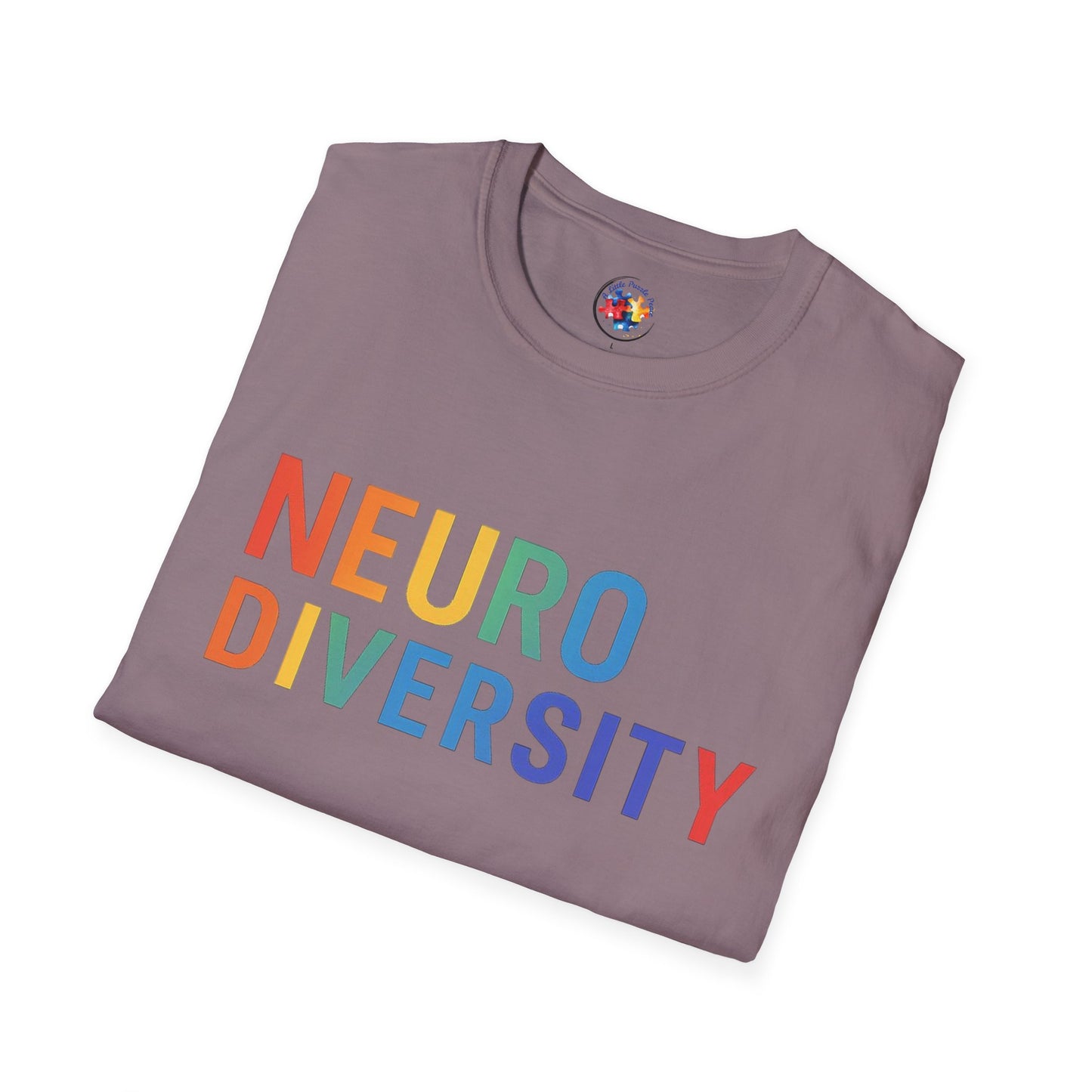 NeuroDiversity Rainbow Color Adult Size T-Shirt