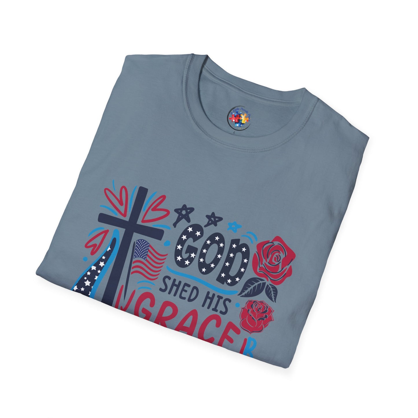 4th of July Grace- Adult Size T-Shirt