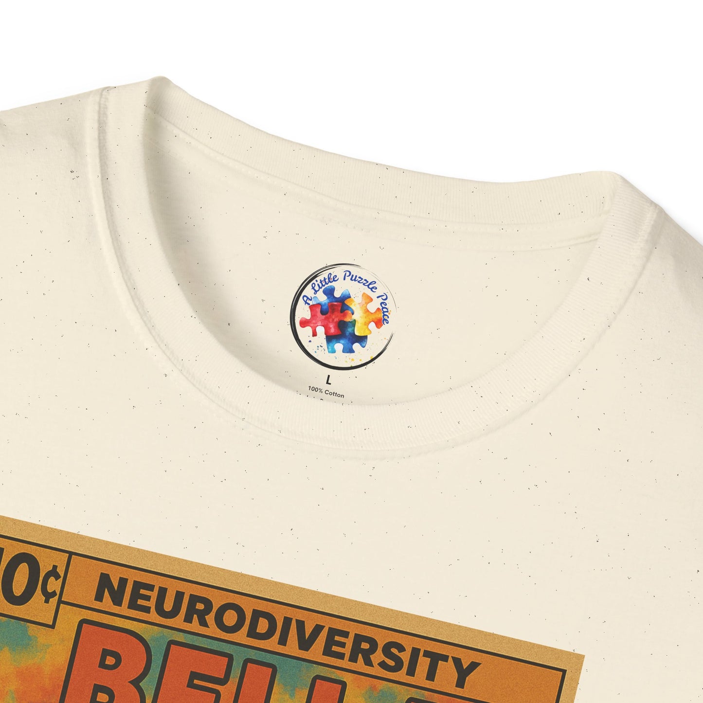 Bella Comic Superhero Neurodiversity - Adult Size T-Shirt