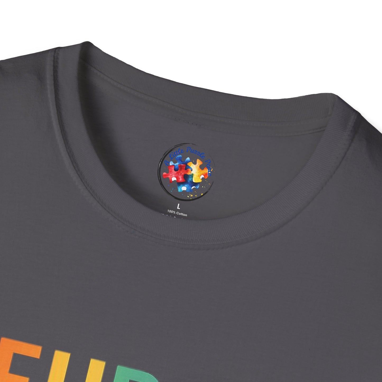 NeuroDiversity Rainbow Color Adult Size T-Shirt