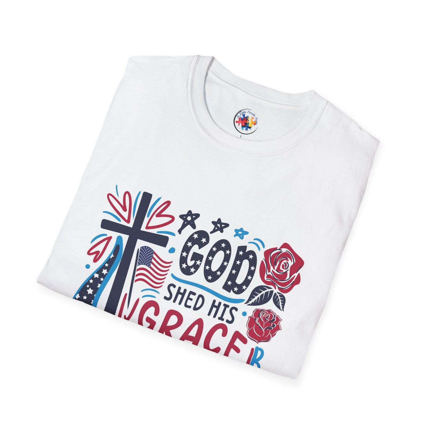 4th of July Grace- Adult Size T-Shirt