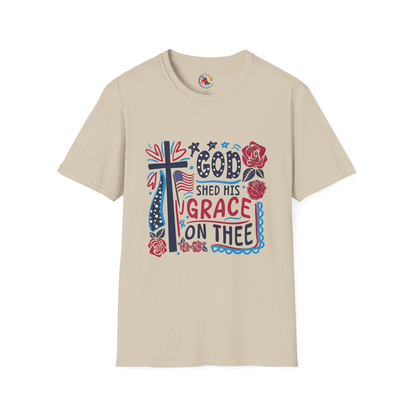 4th of July Grace- Adult Size T-Shirt