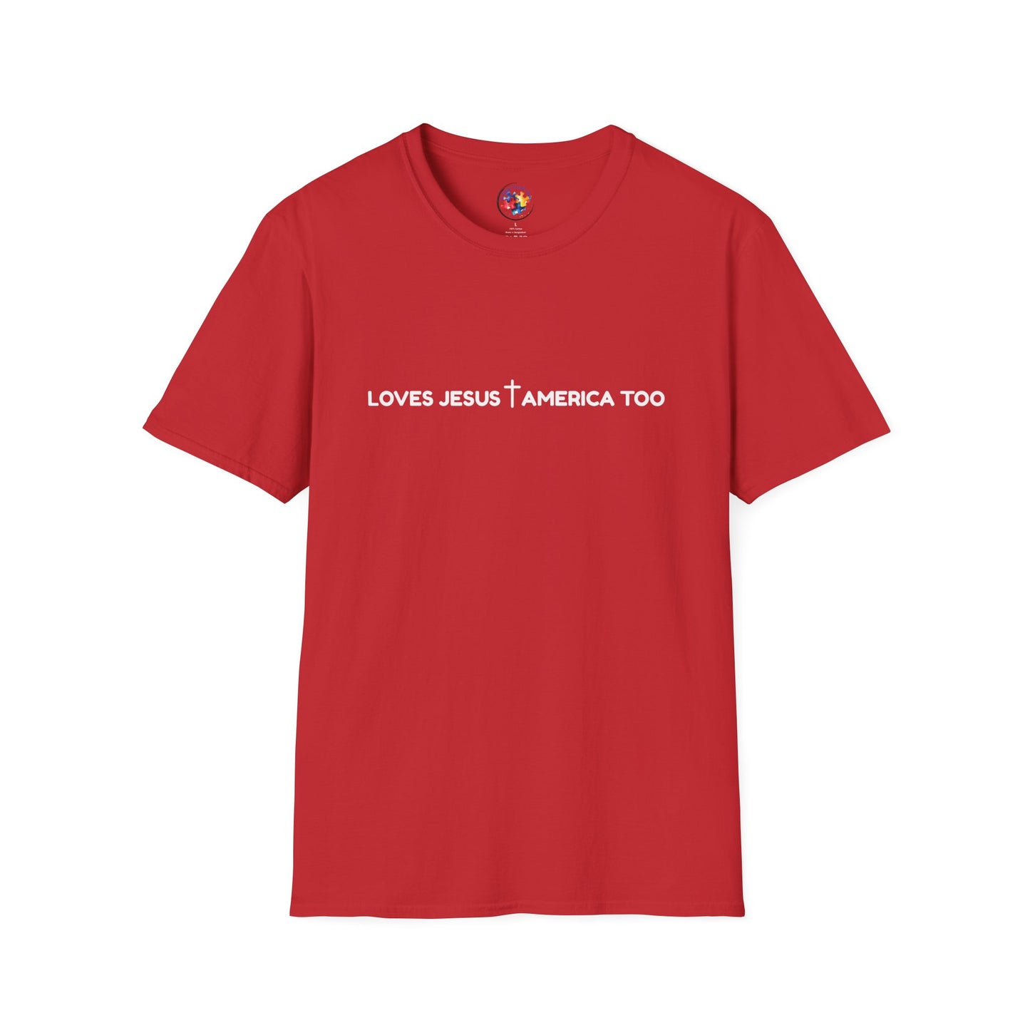 Loves Jesus- Adult Size T-Shirt