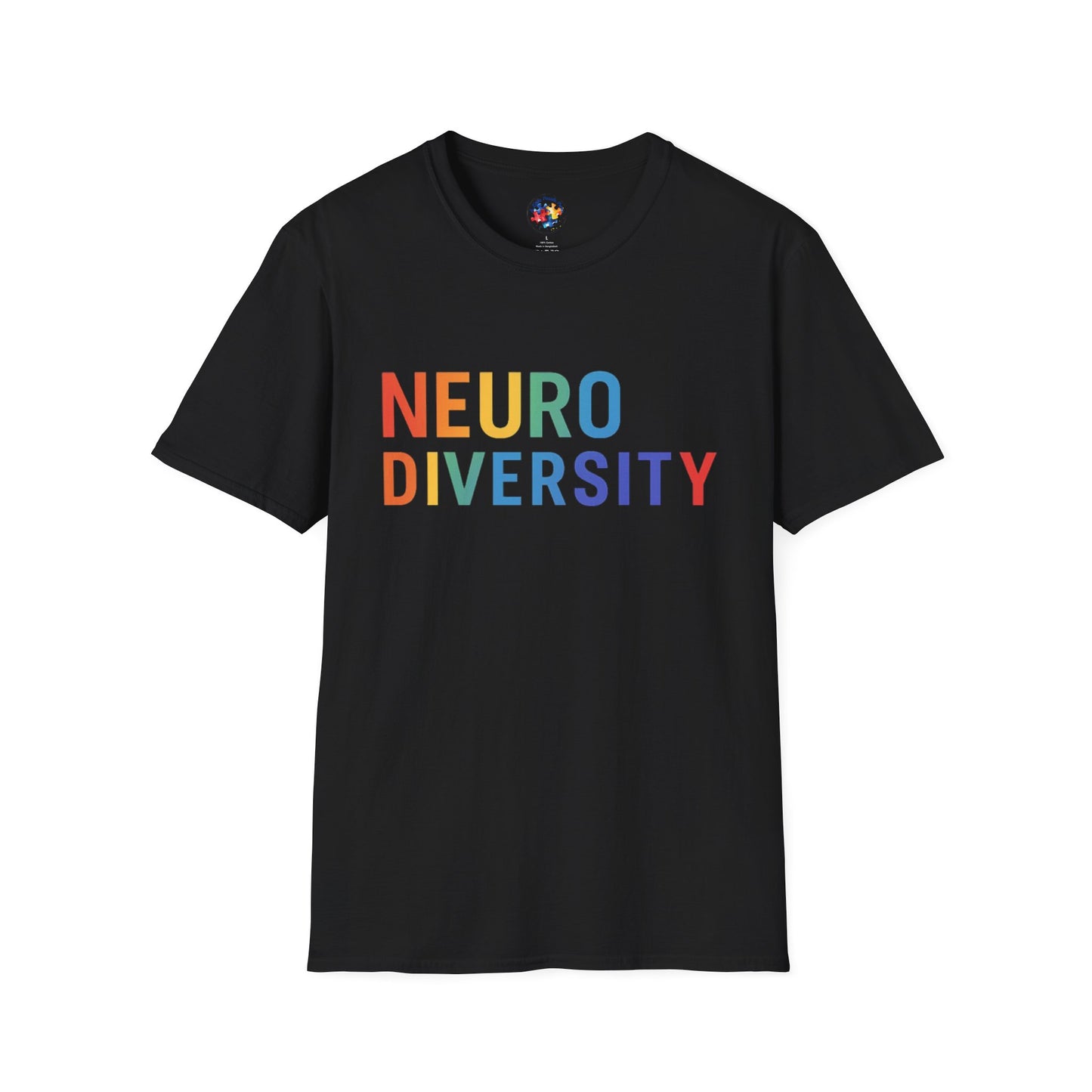 NeuroDiversity Rainbow Color Adult Size T-Shirt