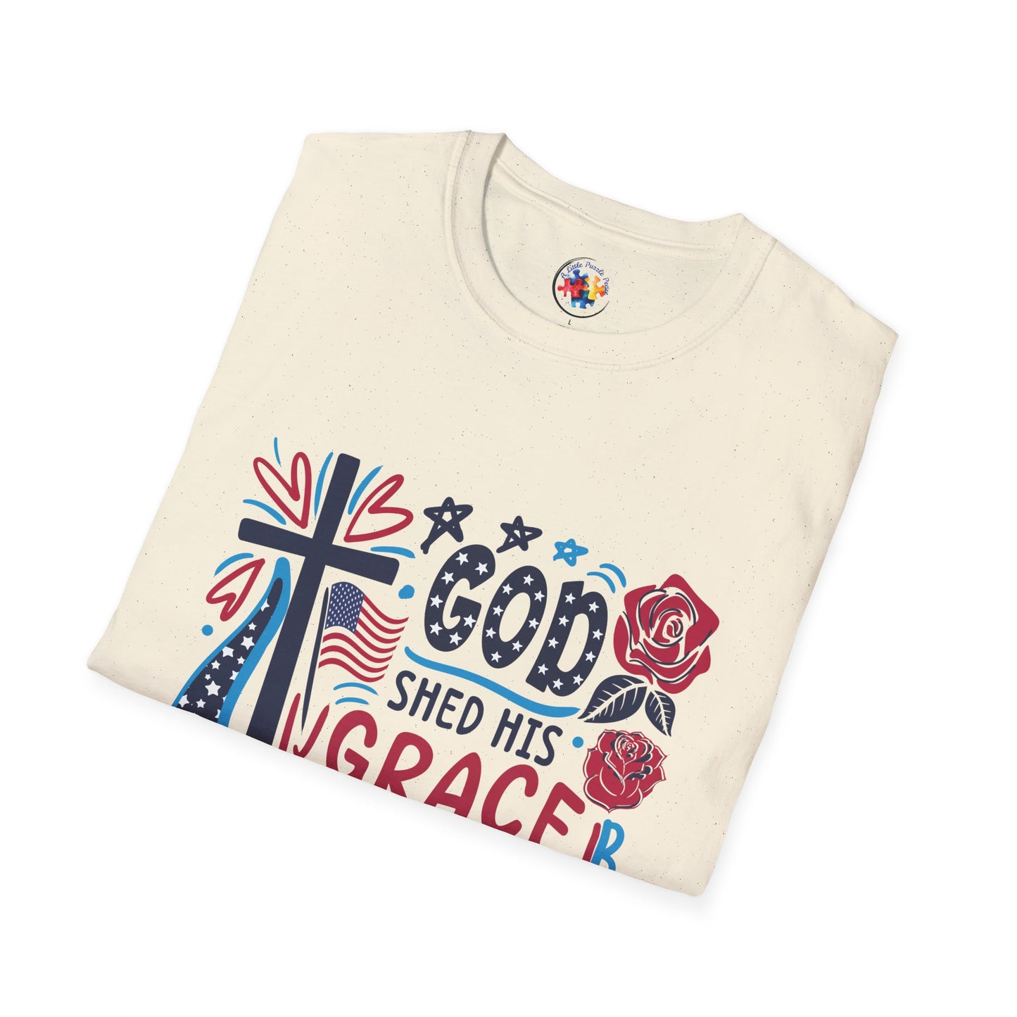 4th of July Grace- Adult Size T-Shirt