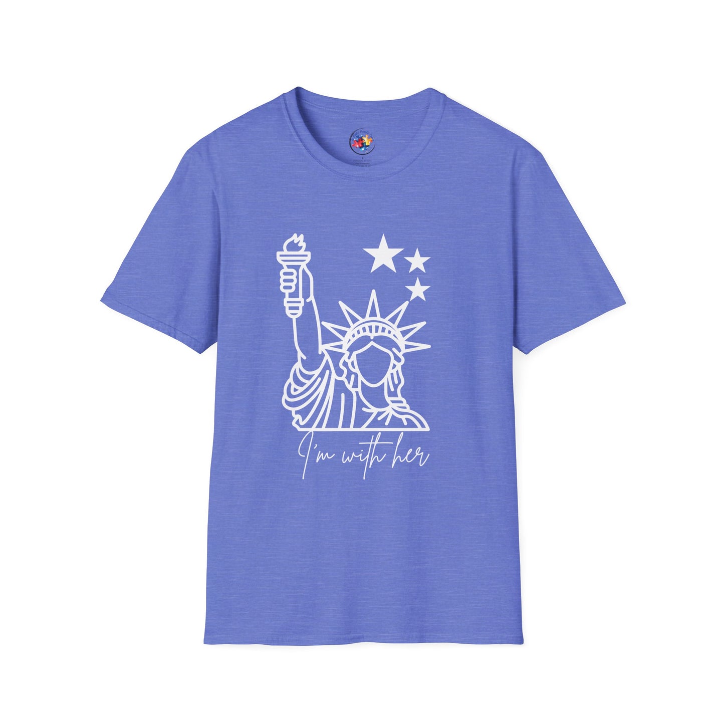 I'm with her- Adult Size T-Shirt