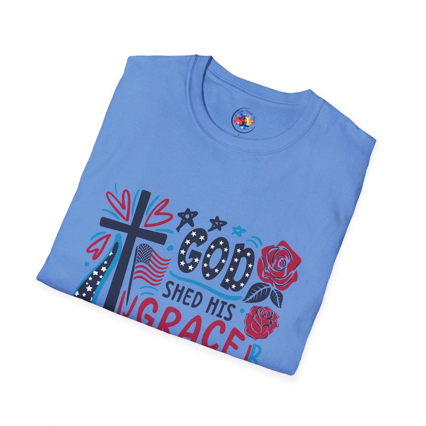 4th of July Grace- Adult Size T-Shirt